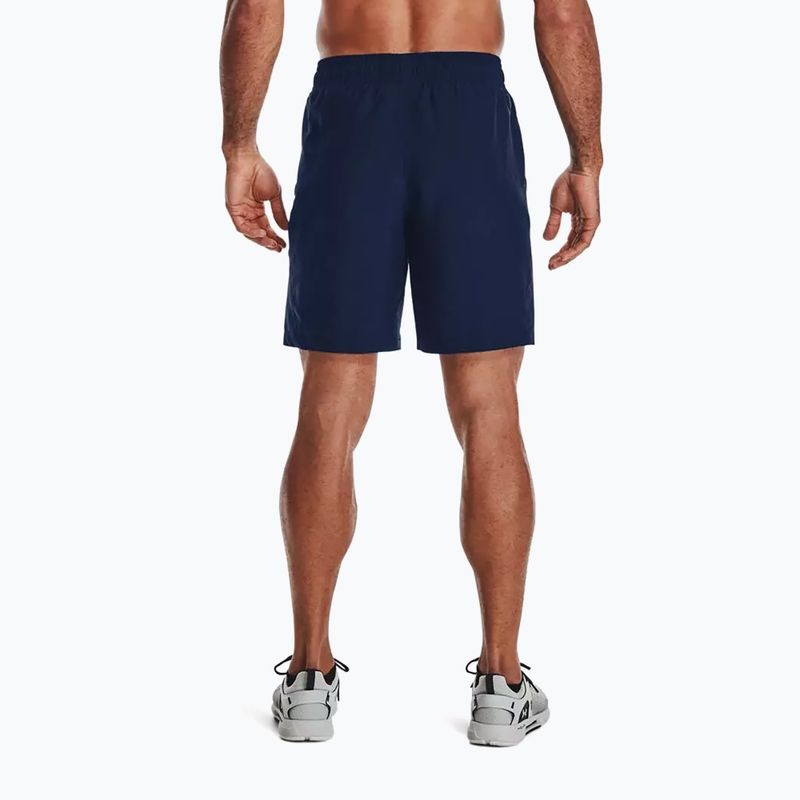 Pantaloni scurți de antrenament pentru bărbați Under Armour UA Woven Graphic WM albastru marin 1361433-408 2