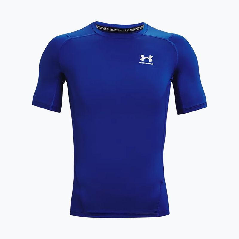 Tricou de antrenament pentru bărbați Under Armour Ua Hg Armour Comp SS albastru marin 1361518-400 5