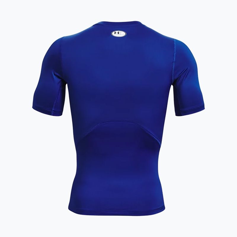 Tricou de antrenament pentru bărbați Under Armour Ua Hg Armour Comp SS albastru marin 1361518-400 6