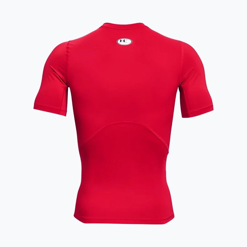 Tricou de antrenament pentru bărbați Under Armour Ua Hg Armour Comp SS roșu 1361518-600 6