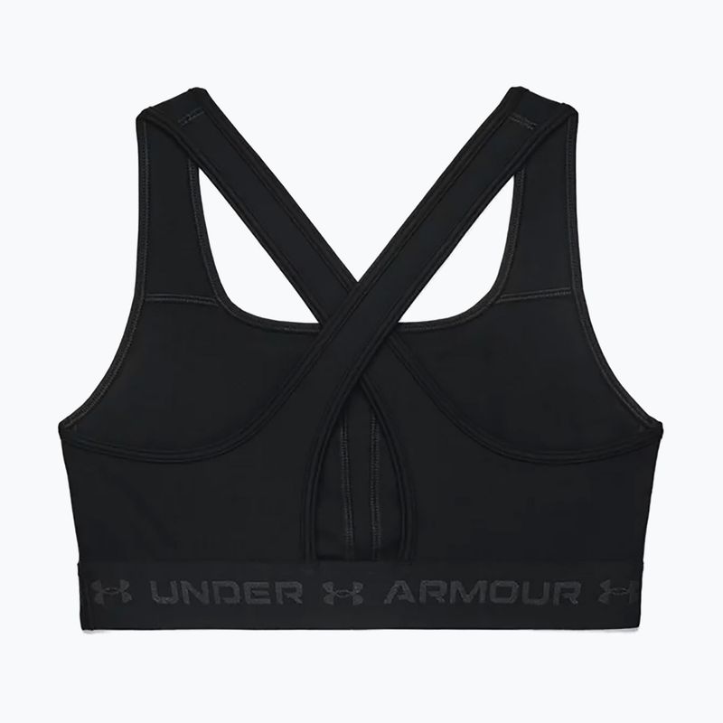 Sutien de fitness Under Armour Crossback Mid negru 1361034 4