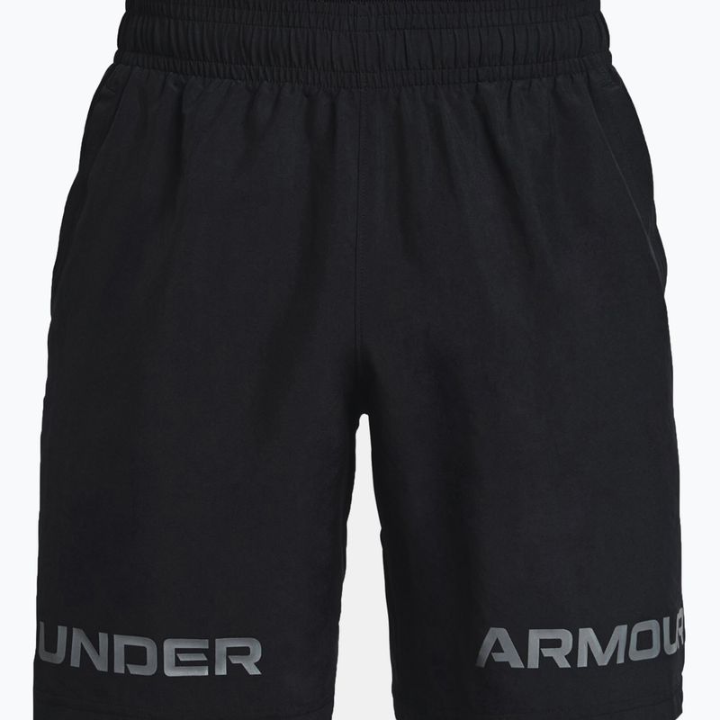 Pantaloni scurți de antrenament pentru bărbați Under Armour UA Woven Graphic WM negru 3025516-003