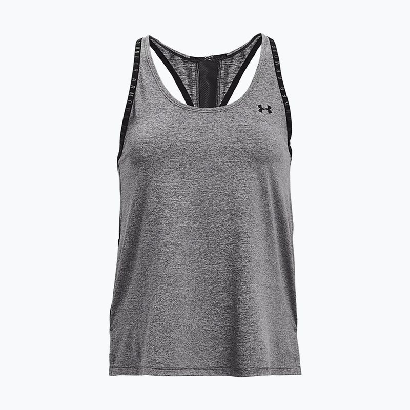 Tricoul de antrenament pentru femei Under Armour UA Knockout Mesh Back Tank grafit 1360831 5