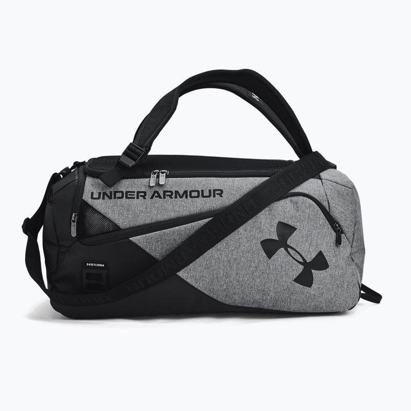 Under Armour Contain Duo Duffle S sac de antrenament negru-gri 1361225-012