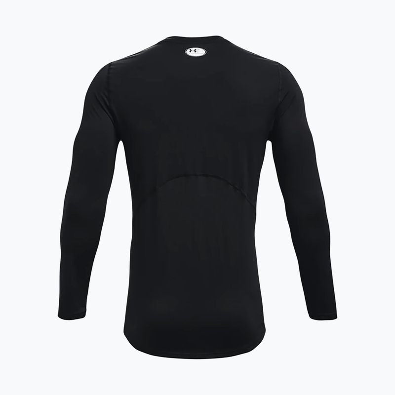 Under Armour HeatGear Armour Fitted tricou de antrenament pentru bărbați negru 1361506 2