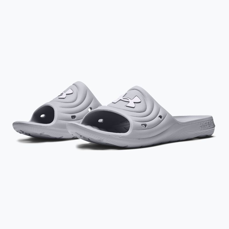 Under Armour Locker IV SL flip-flops bărbați mod gri/mod gri/alb 10