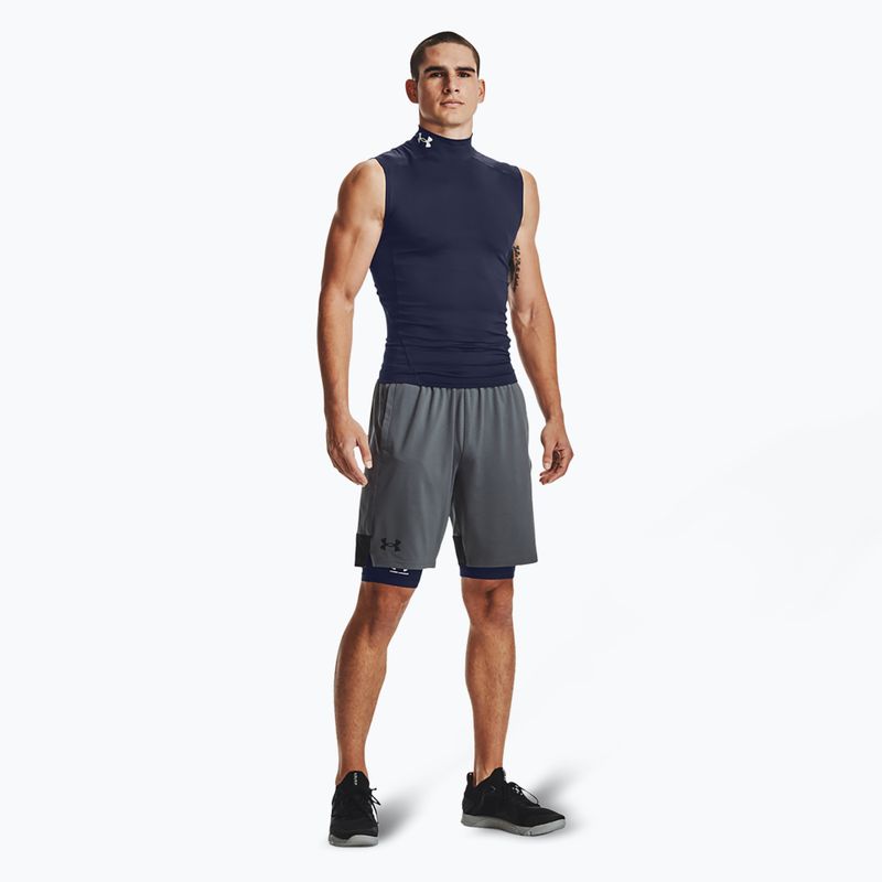 Pantaloni scurți pentru bărbați Under Armour HG Armour Long Shorts midnight navy/white 2