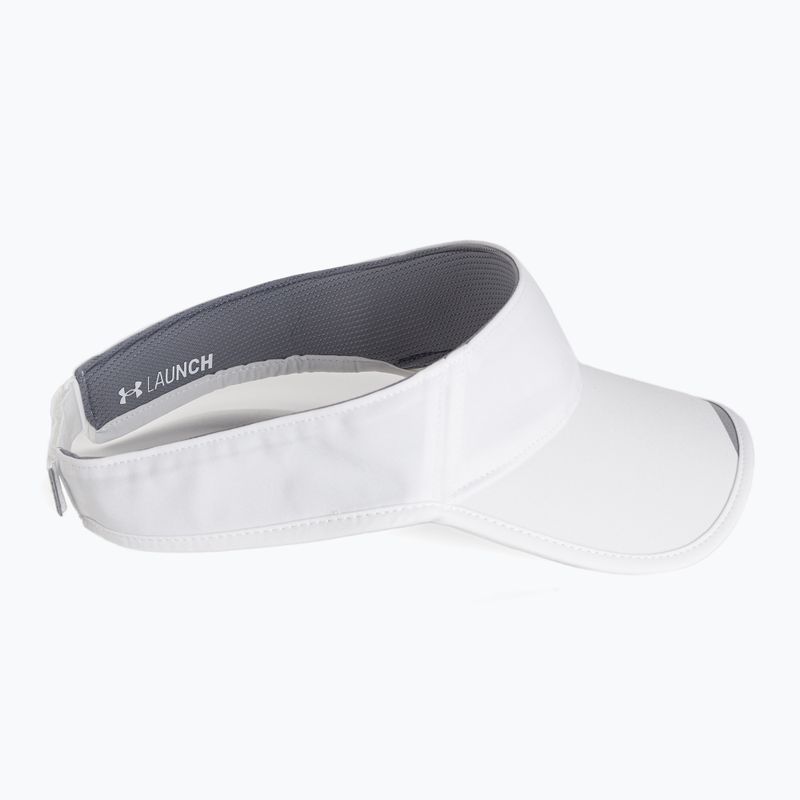 Bărbați Under Armour Isochill Launch Run Visor 100 White UAR-1361563100 2