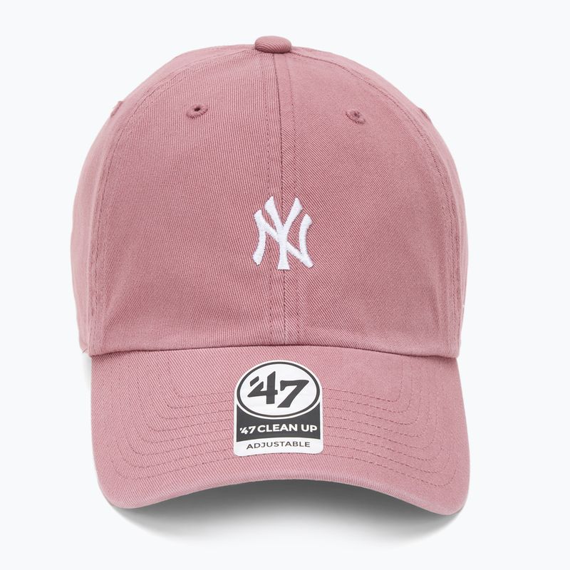 Șapcă 47 Brand MLB New York Yankees Base Runner CLEAN UP mauve 2