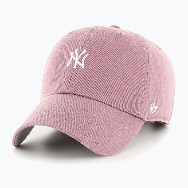 Șapcă 47 Brand MLB New York Yankees Base Runner CLEAN UP mauve