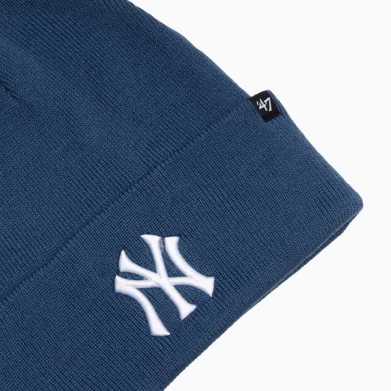 Căciulă de iarnă 47 Brand MLB New York Yankees Haymaker timber blue 3