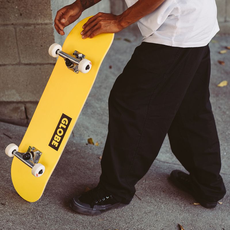 Globe Goodstock skateboard clasic galben 9