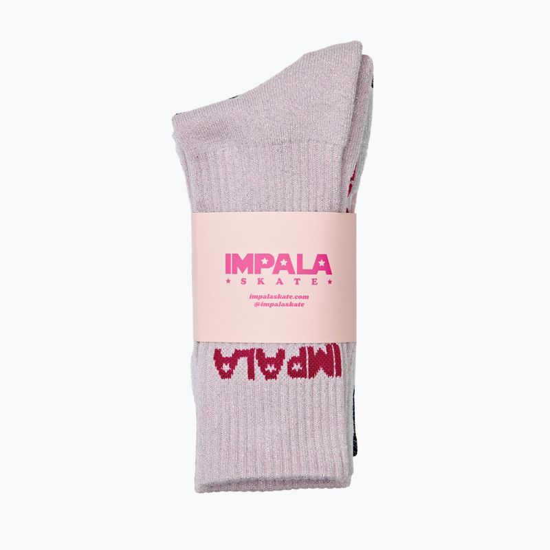 Șosete pentru femei IMPALA Skate 3 pary sparkle 3