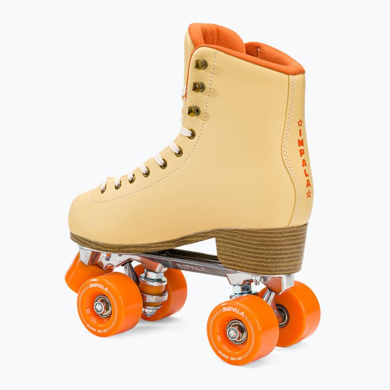 Patine cu rotile pentru femei IMPALA Quad Skate bej IMPROLLER1 2