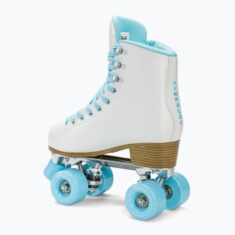 Patine cu rotile pentru femei IMPALA Quad Skate alb gheață 4