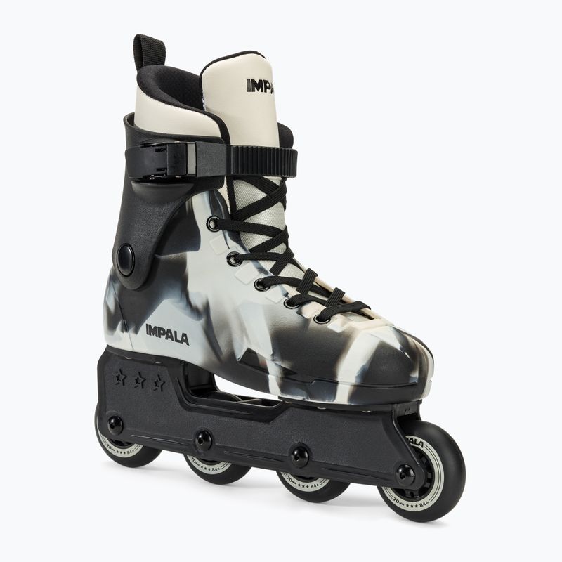 IMPALA Lightspeed Inline Skate pentru femei, patine cu role monocrome de marmură