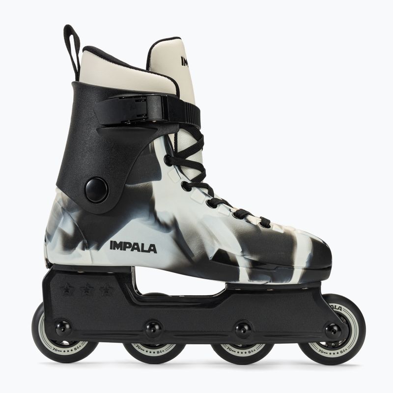 IMPALA Lightspeed Inline Skate pentru femei, patine cu role monocrome de marmură 2