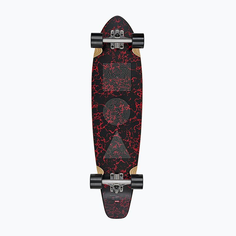 Globe The All-Time roșu marmură stivă longboard 3