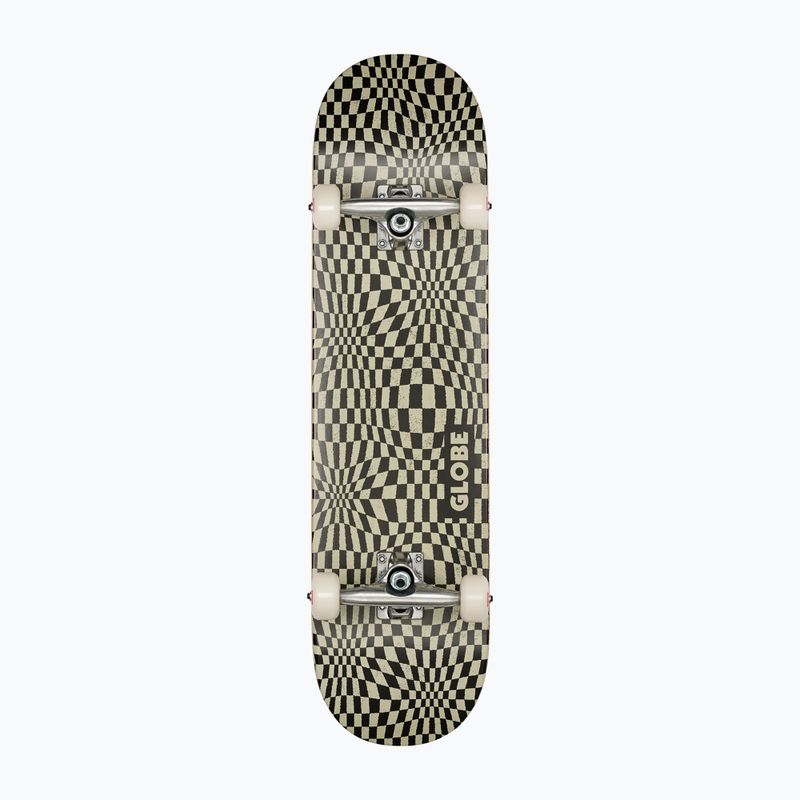 Skateboard clasic Globe G0 Checked Out black/off-white 3