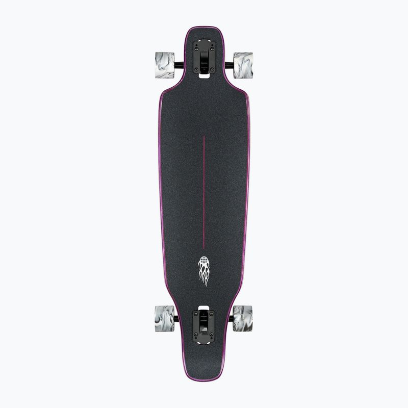 Skateboard longboard Globe Outlier purple flames 2