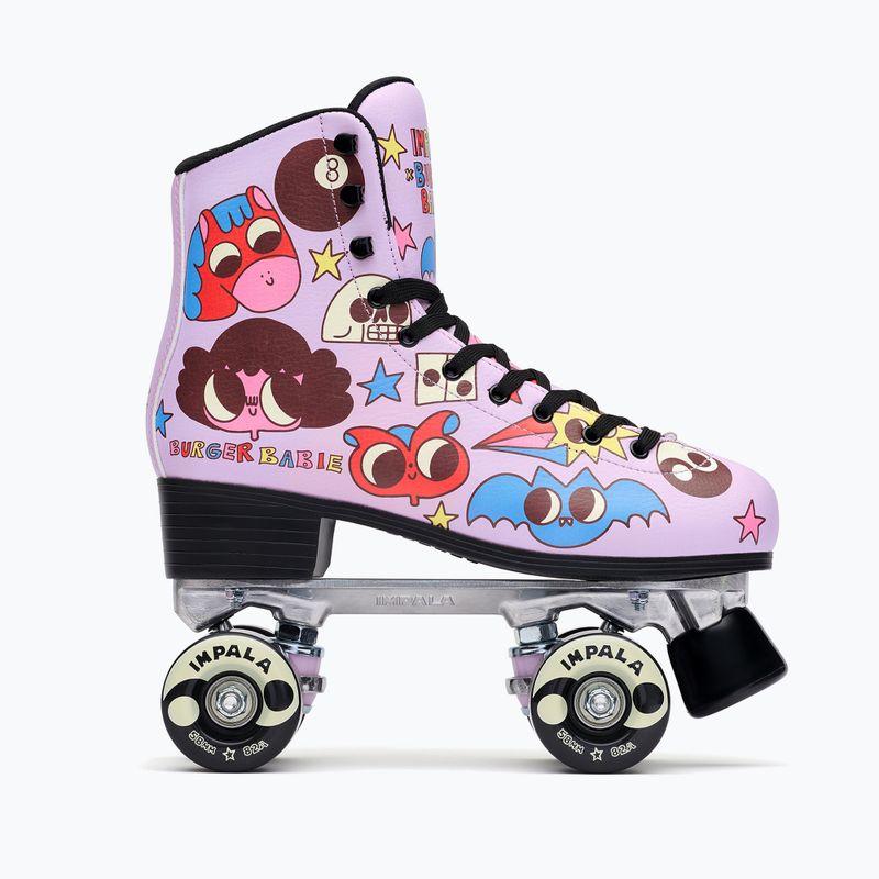 Patine cu rotile pentru femei IMPALA Quad Skate burger babie 2