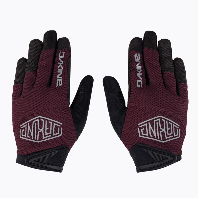 Dakine mănuși de ciclism pentru femei Syncline Gel burgundy-negru D10003741 3