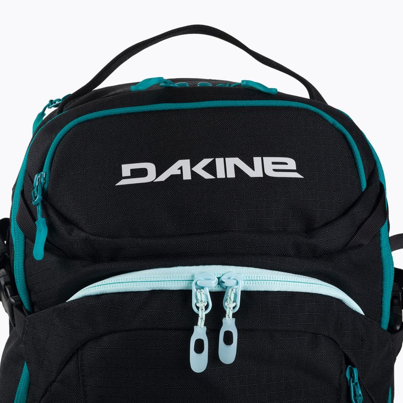 Rucsac de snowboard pentru femei Dakine Heli Pro 20 negru-verde D10003270 4