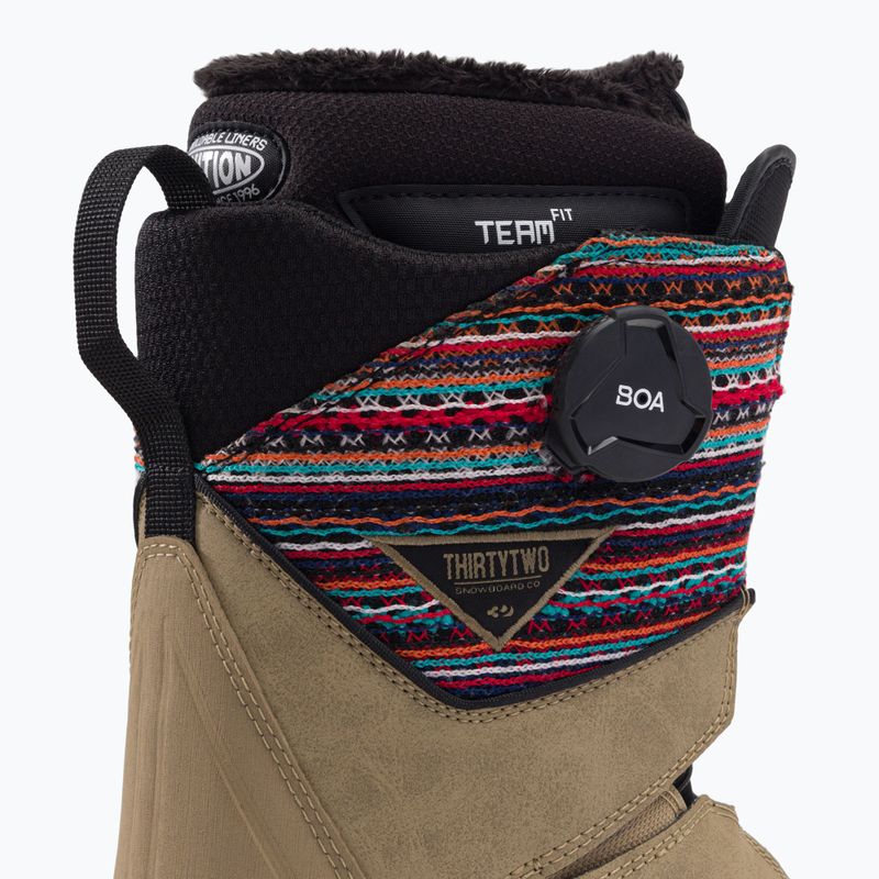Cizme de snowboard pentru femei THIRTYTWO Lashed Double Boa W'S bej 8205000207 8