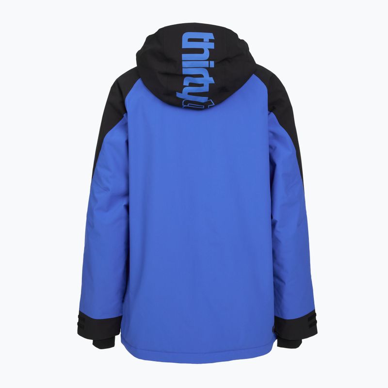 Geacă de snowboard pentru bărbați ThirtyTwo Lashed Insulated black/blue 2