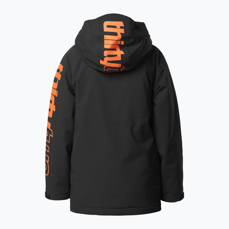 Geacă de snowboard pentru copii ThirtyTwo Youth Grasser Insulated black/orange 2