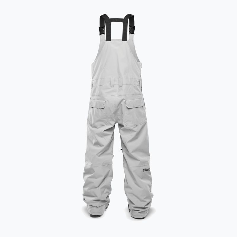 Pantaloni de snowboard pentru bărbați ThirtyTwo Basement Bib charcoal 2