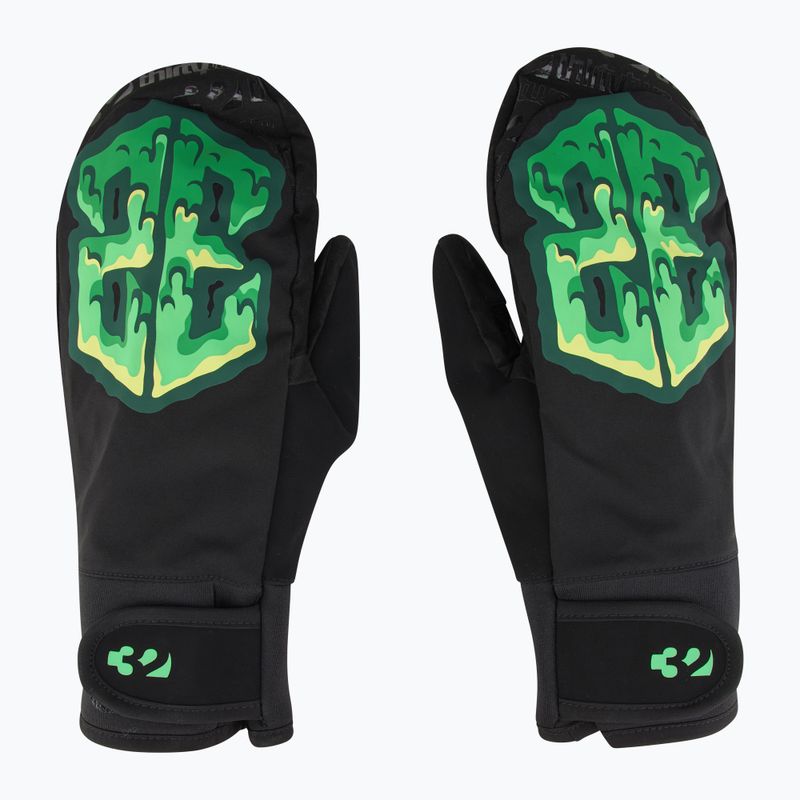 Mănuși de snowboard pentru bărbați ThirtyTwo Gateway Mitt black/green 2
