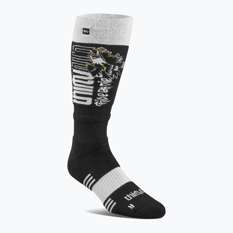 Șosete de snowboard pentru bărbați ThirtyTwo TM Coolmax black/white