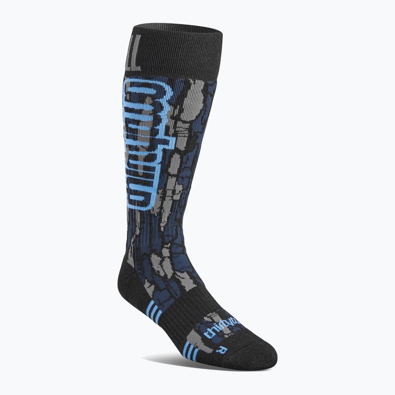 Șosete de snowboard pentru bărbați ThirtyTwo Signature Merino black/blue