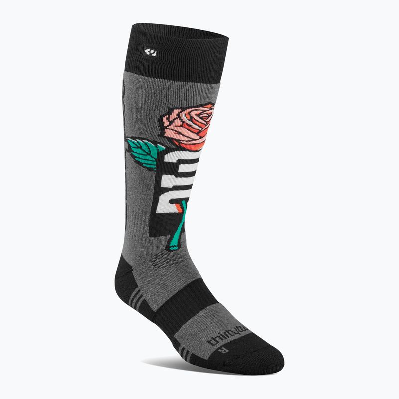 Șosete de snowboard pentru bărbați ThirtyTwo TM Merino black/charcoal