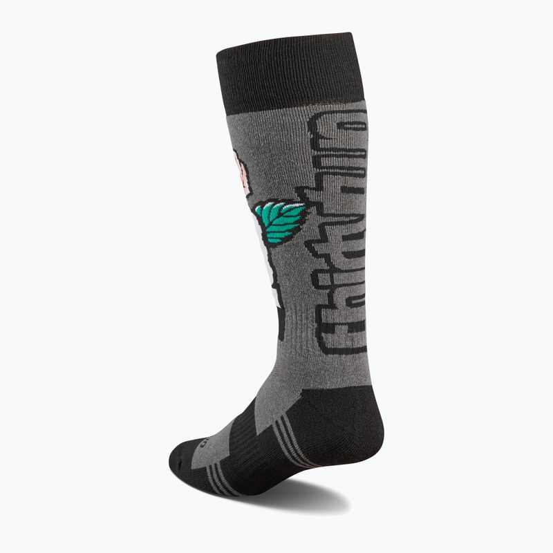 Șosete de snowboard pentru bărbați ThirtyTwo TM Merino black/charcoal 2