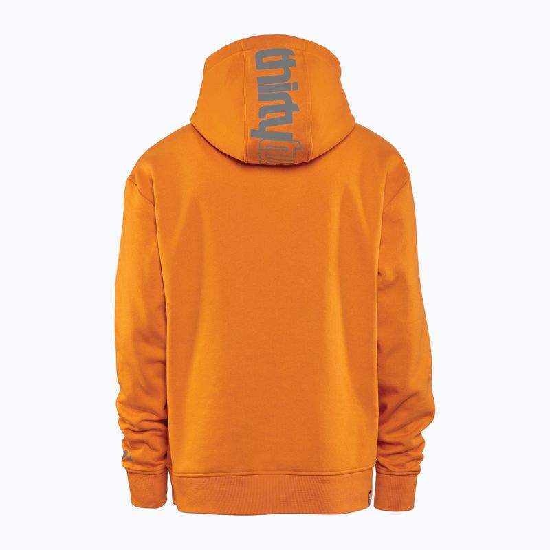 Bluză pentru bărbați ThirtyTwo Double Tech Hoodie grey/orange 2