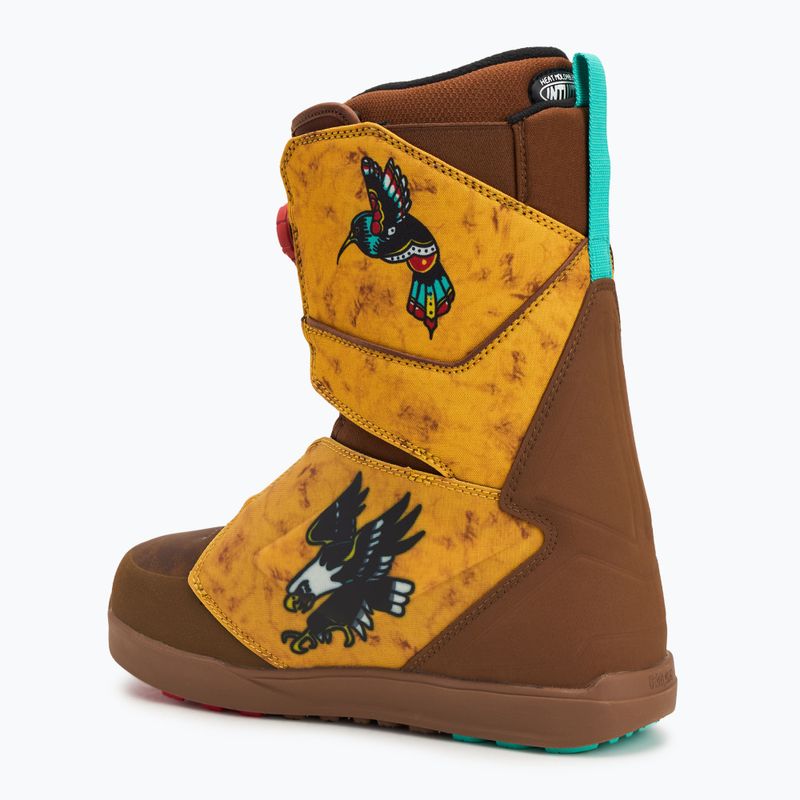 Ghete de snowboard penru bărbați ThirtyTwo Lashed Double Boa Fava '24 tobacco 2