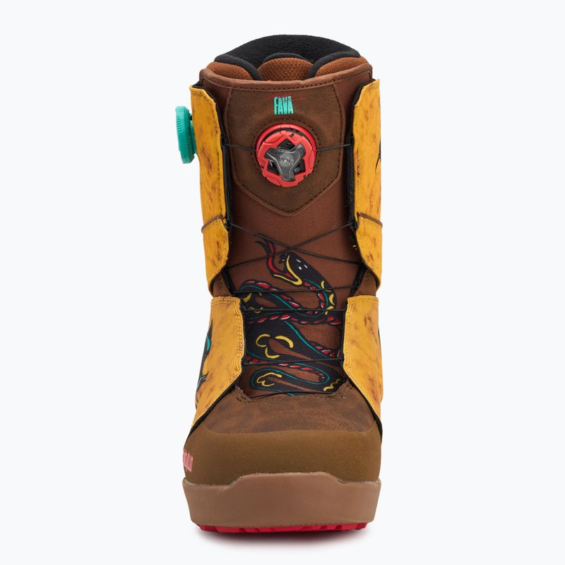 Ghete de snowboard penru bărbați ThirtyTwo Lashed Double Boa Fava '24 tobacco 3
