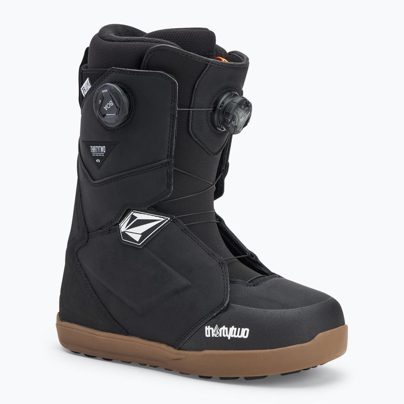 Ghete de snowboard penru bărbați ThirtyTwo Lashed Double Boa X Volcom '24 black/gum