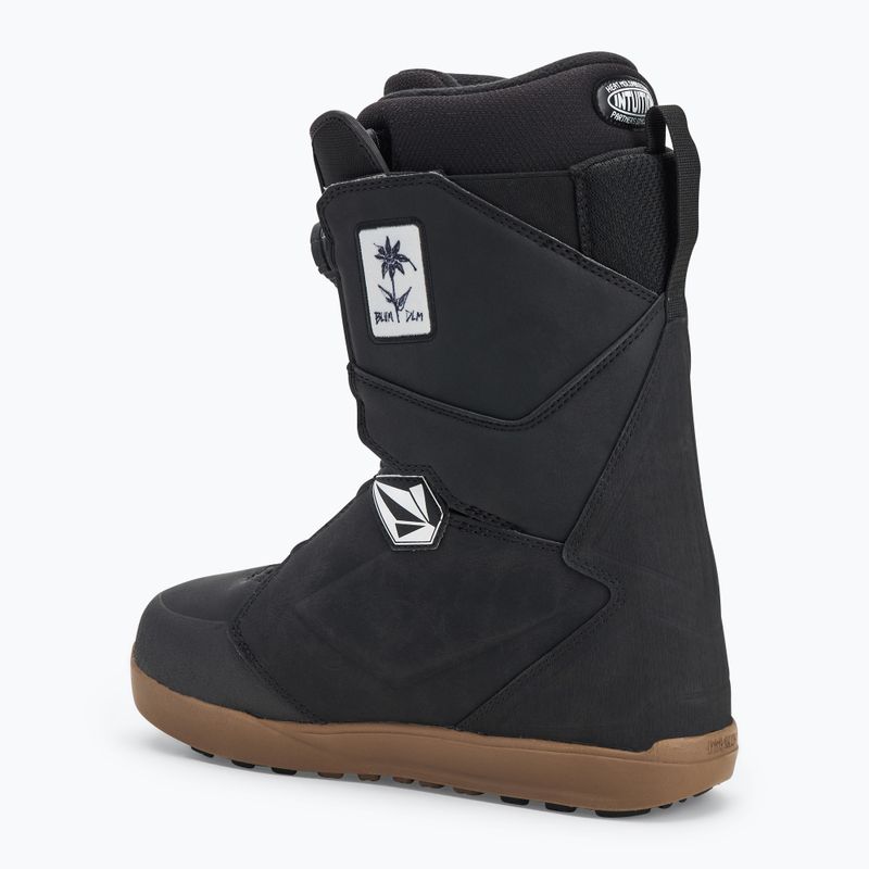 Ghete de snowboard penru bărbați ThirtyTwo Lashed Double Boa X Volcom '24 black/gum 2