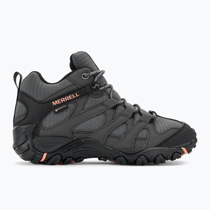 Încălțăminte de turism pentru femei Merrell Claypool Sport Mid GTX grey/peach 2