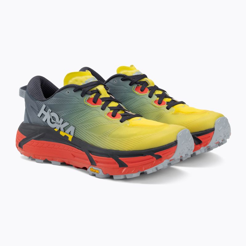Pantofi de alergare HOKA bărbați Mafate Speed 3 provincial blue/fiesta 4