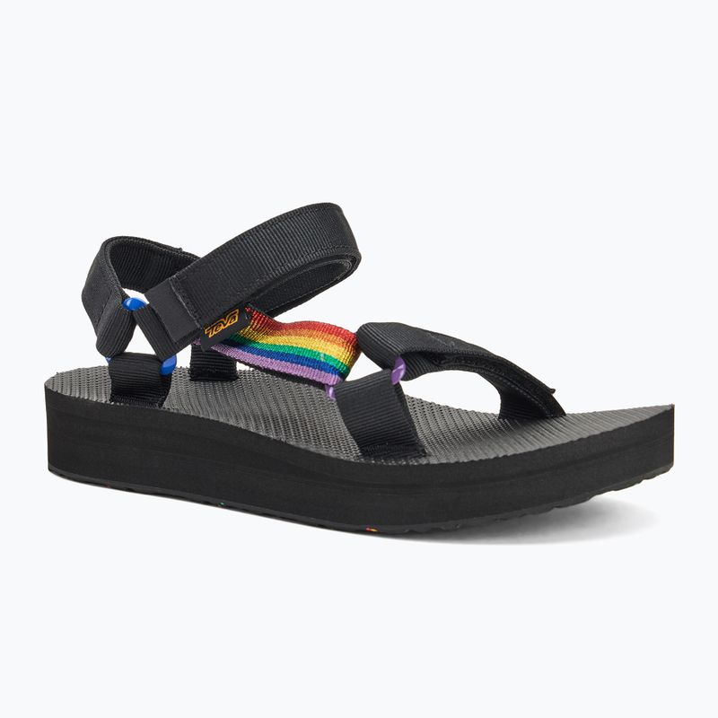 Sandale pentru femei Teva Midform Universal Pride black rainbow