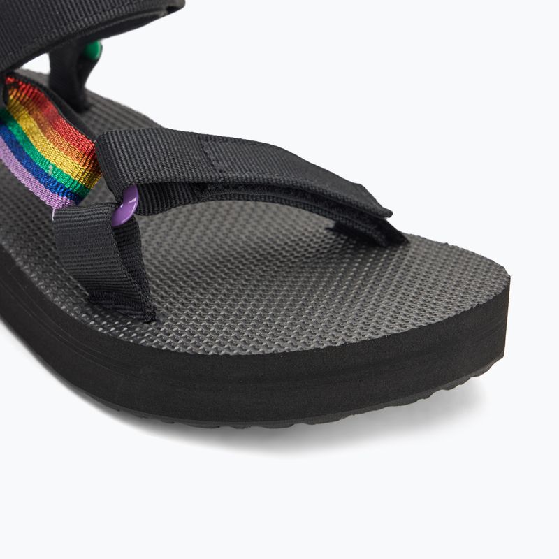 Sandale pentru femei Teva Midform Universal Pride black rainbow 7