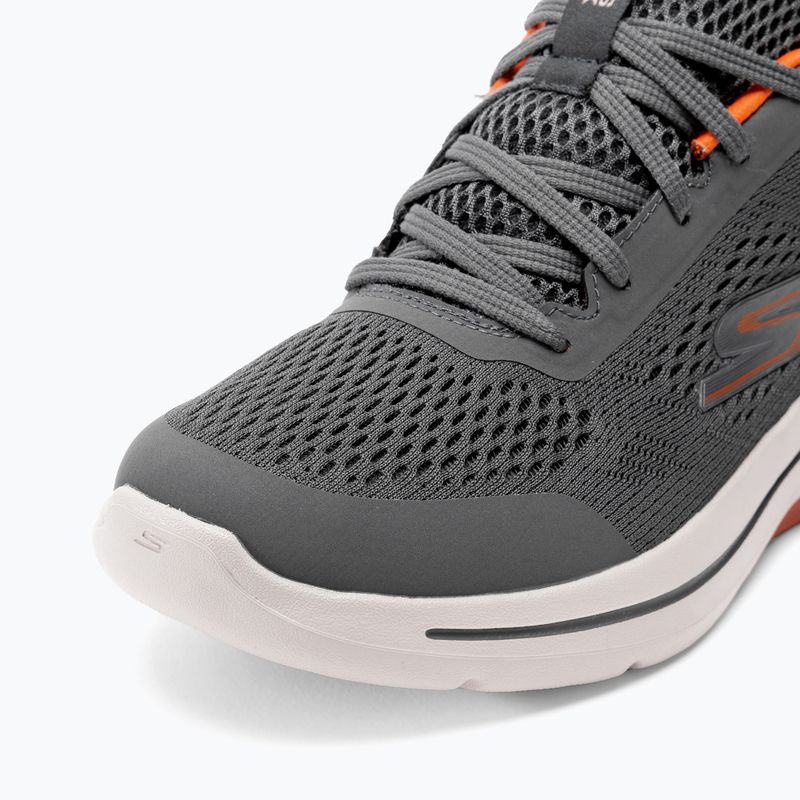 Încălțăminte pentru bărbați SKECHERS Go Walk Arch Fit Idyllic charcoal/white/orange 8