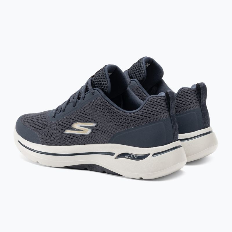 Încălțăminte pentru bărbați SKECHERS Go Walk Arch Fit Idyllic navy/white/gold 3