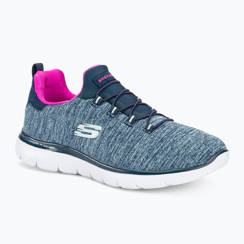 Încălțăminte pentru femei SKECHERS Summits Quick Getaway navy/hot pink