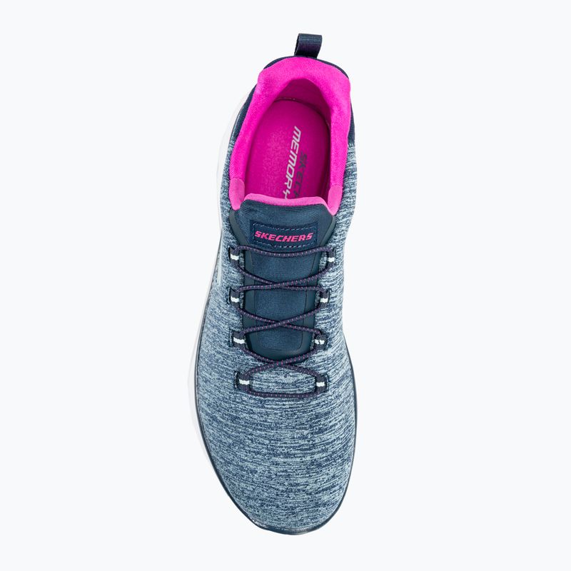 Încălțăminte pentru femei SKECHERS Summits Quick Getaway navy/hot pink 6