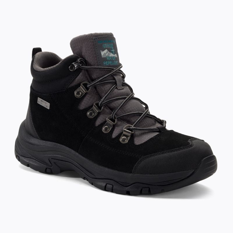 Cizme de trekking pentru femei SKECHERS Trego El Capitan negru/grena